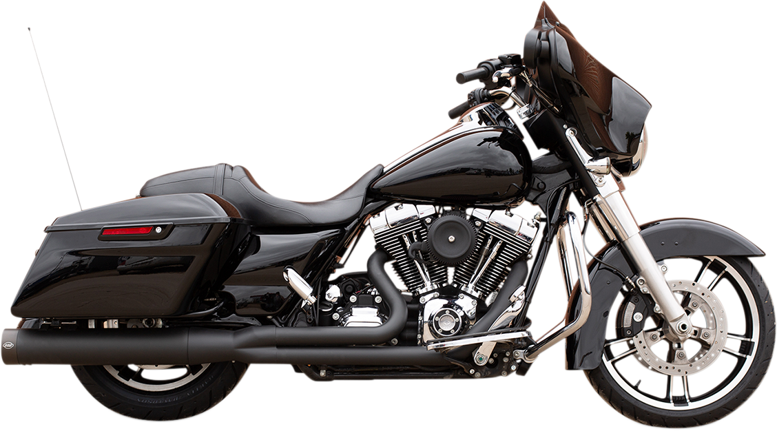 S&S CYCLE SIDEWINDER 2-INTO-1 EXHAUST SYSTEMS AND SHADOW MUFFLER KITS FOR HARLEY-DAVIDSON 2009 EXHAUST 2-1 BL 95-16FL