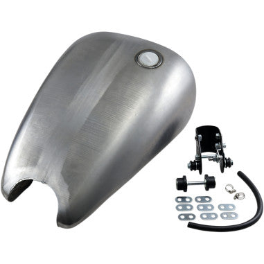 EXTENDED SMOOTH-TOP QUICKBOB® RUBBER-MOUNT GAS TANKS FOR HARLEY-DAVIDSON