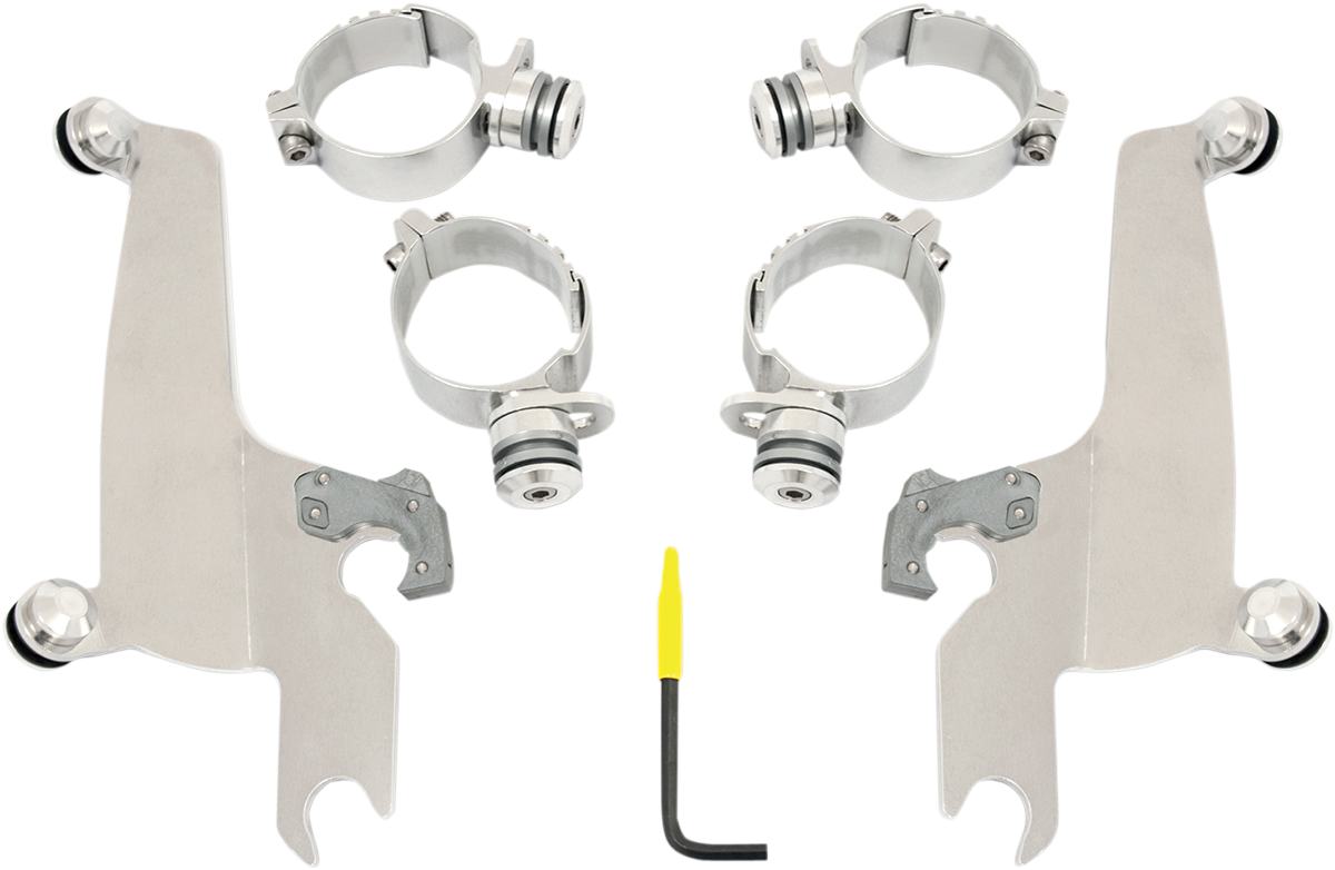 MEMPHIS SHADES METRIC NO-TOOL TRIGGER-LOCK MOUNT KITS FOR SPORTSHIELDS MNT KIT SS SUZ M50 POL