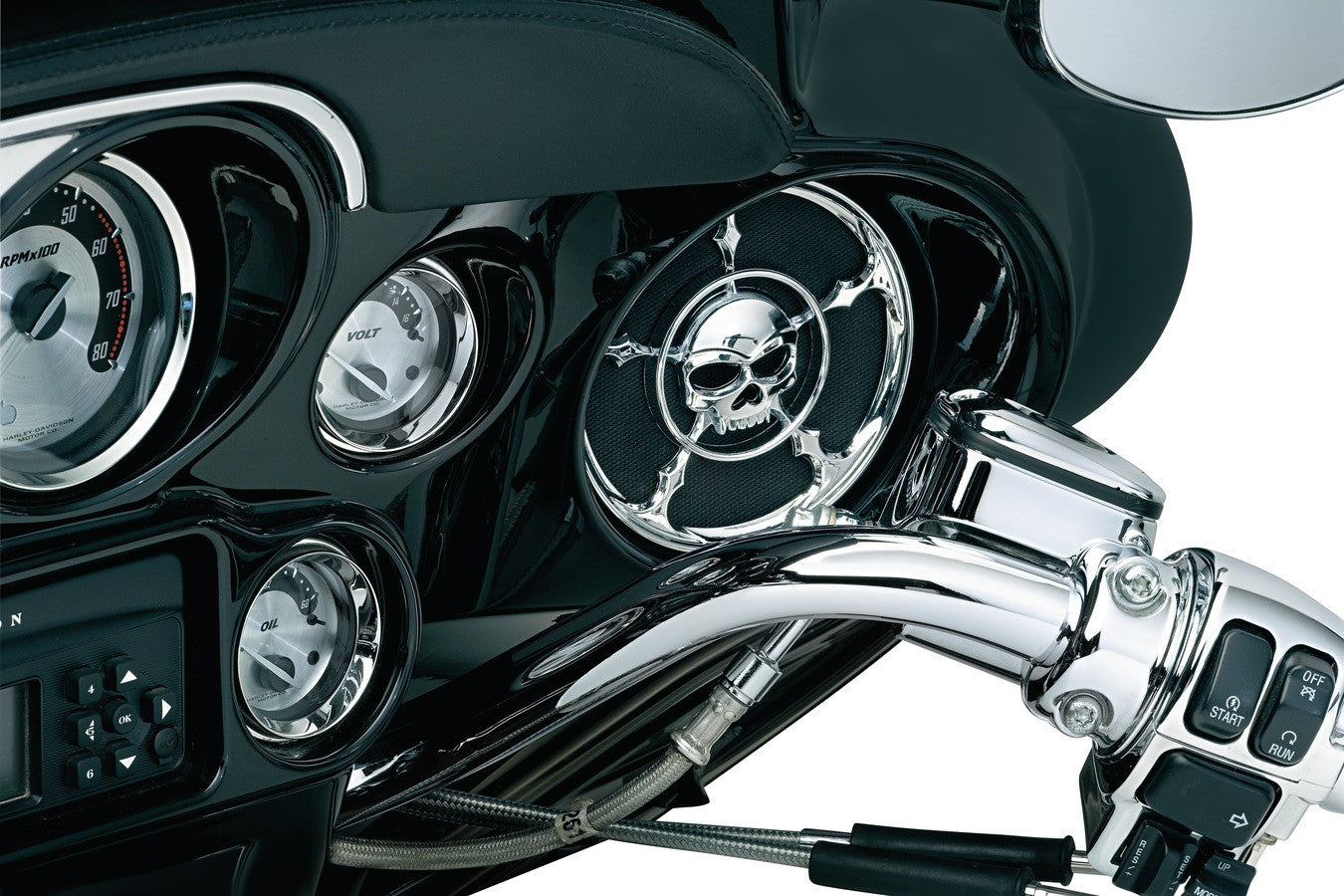 Embellecedores De Altavoces Para Harley-Davidson® Kuryakyn Front Speaker Grilles