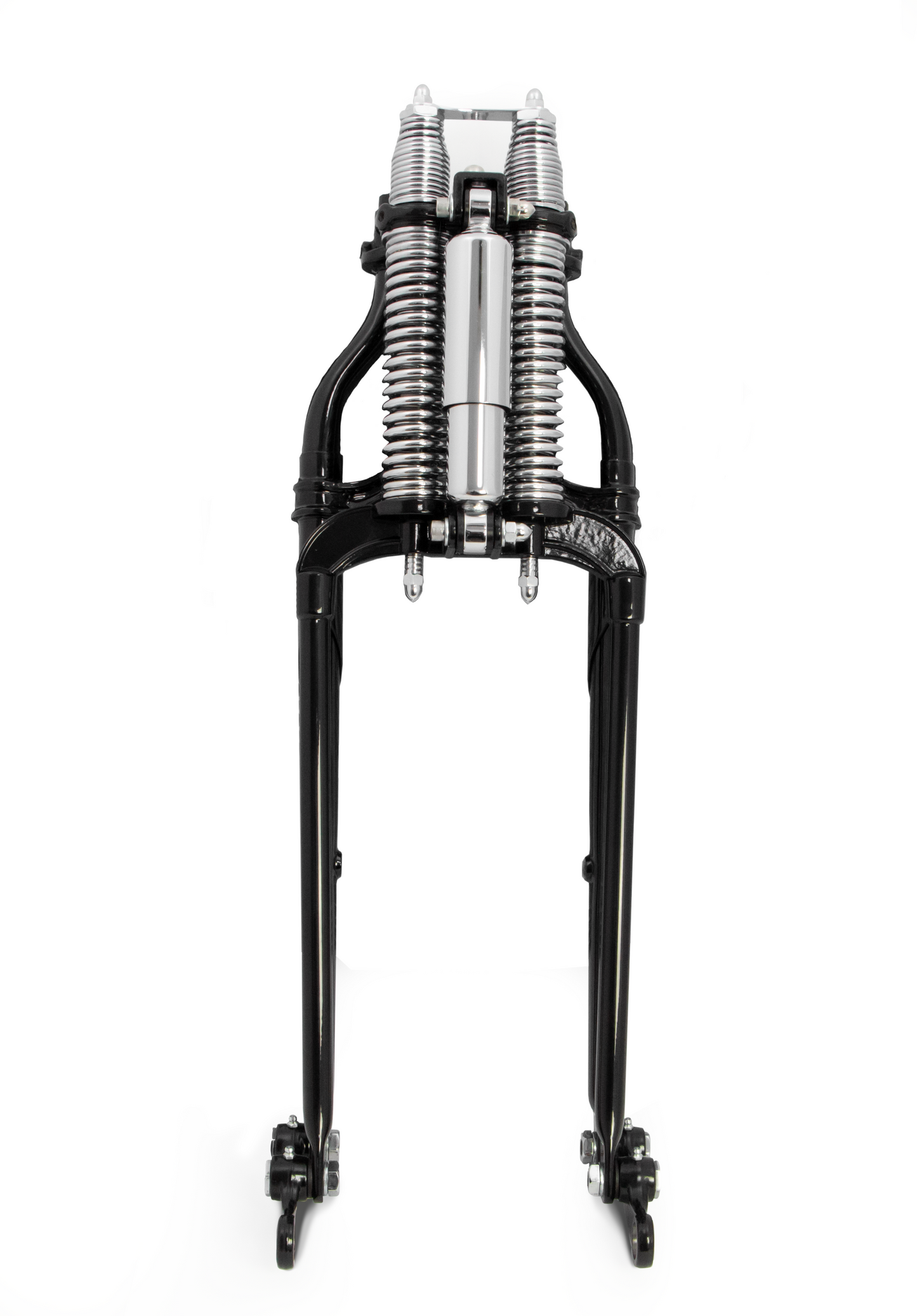 Springer Forks voor Harley Davidson Black Body/ Chrome Springs