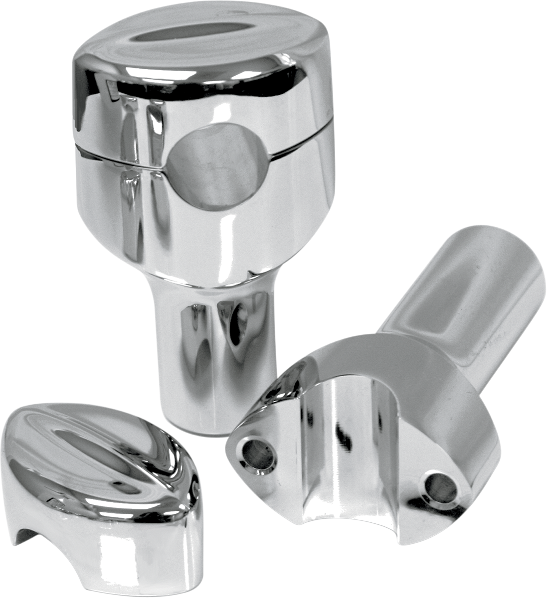 LA CHOPPERS RISERS FOR 1" HANDLEBARS RISERS 1" MOHAWK 3" CHR
