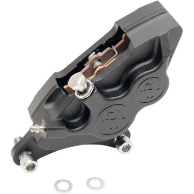 FOUR-PISTON DIFFERENTIAL-BORE CALIPERS FOR HARLEY-DAVIDSON