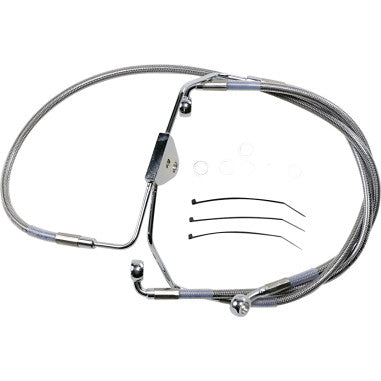 EXTENDED LENGTH STAINLESS STEEL BRAKE LINE KITS FOR HARLEY-DAVIDSON