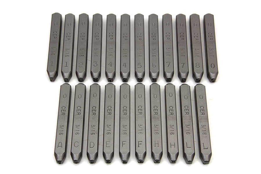 Motor Engine VIN Number Stamp Set For Harley-Davidson Panhead 1948-1969