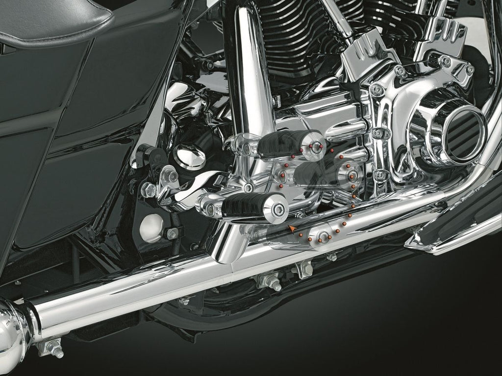 Adjustable Footpeg Extensions for Harley-Davidson® Adjustable Footpeg Mount