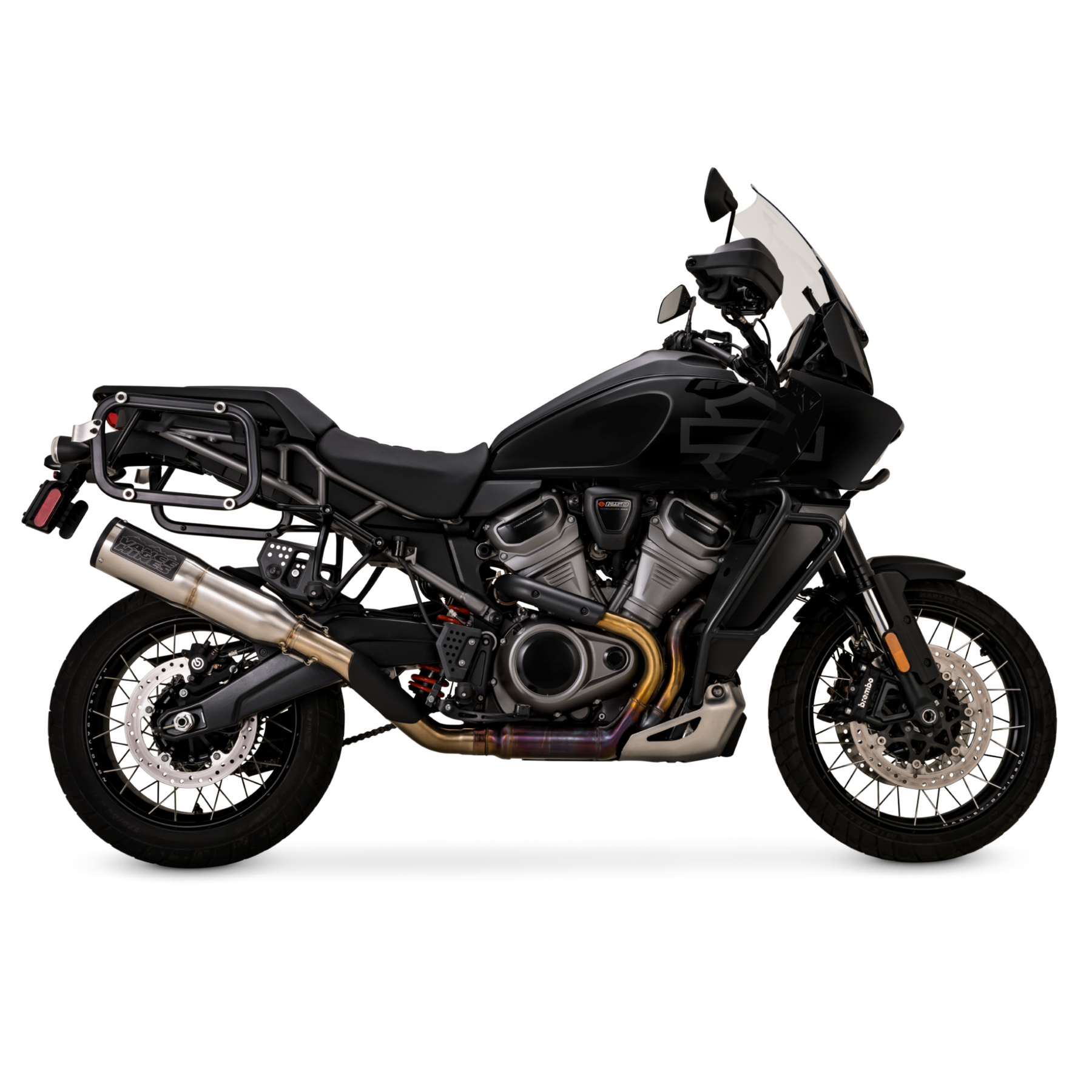 Exhaust For Harley-Davidson Pan America Vance &amp; Hines Adventure Hi-Output 450