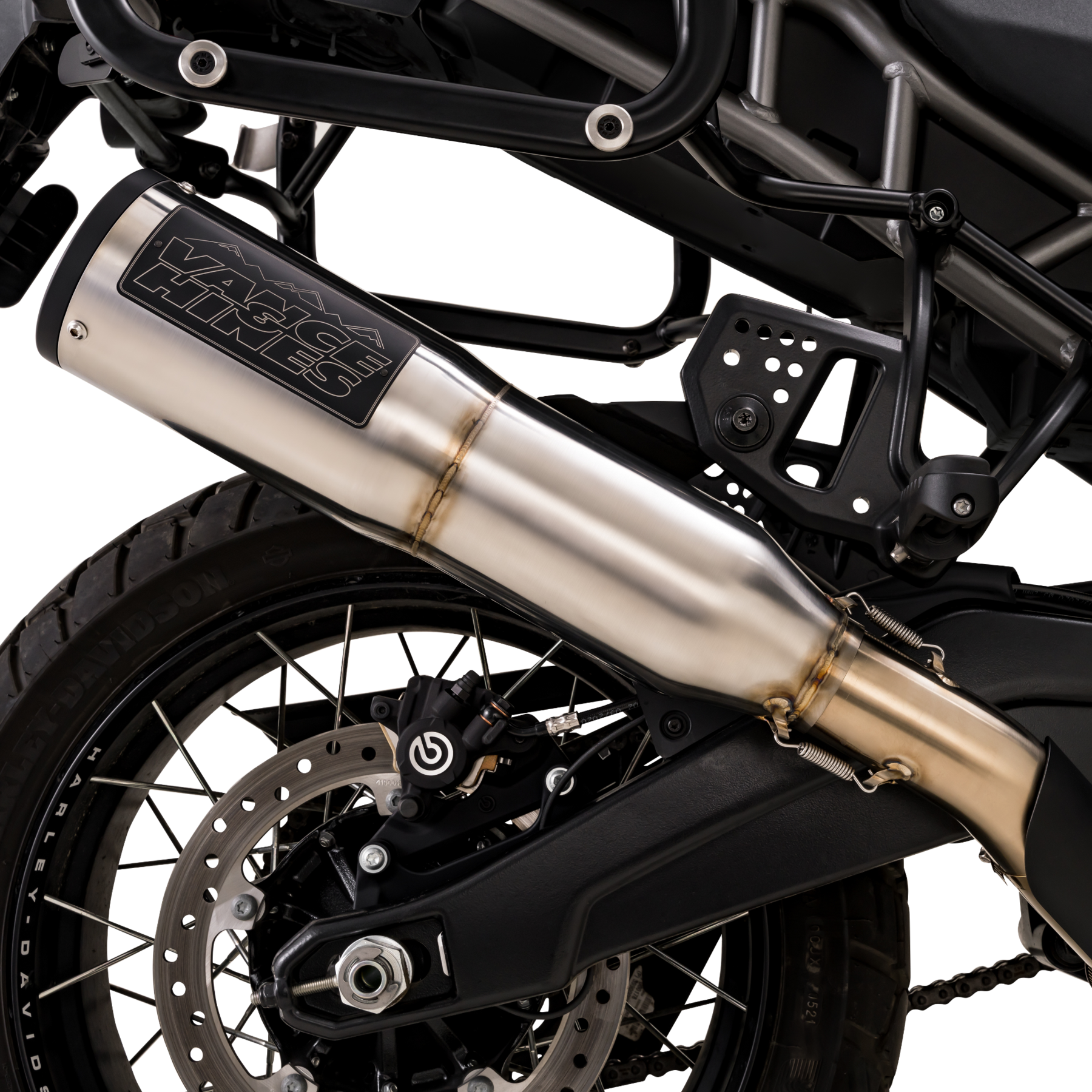 Exhaust For Harley-Davidson Pan America Vance &amp; Hines Adventure Hi-Output 450