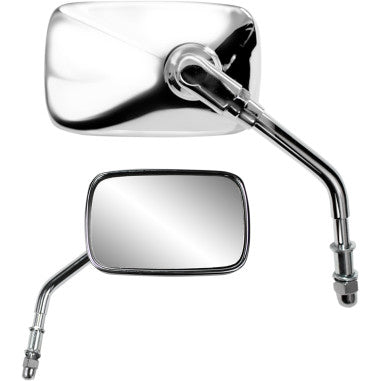 BILLET CHROME MIRRORS FOR HARLEY-DAVIDSON