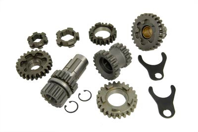 4-Speed Transmission Gear Set Stock Ratio For Harley-Davidson 1936-1976