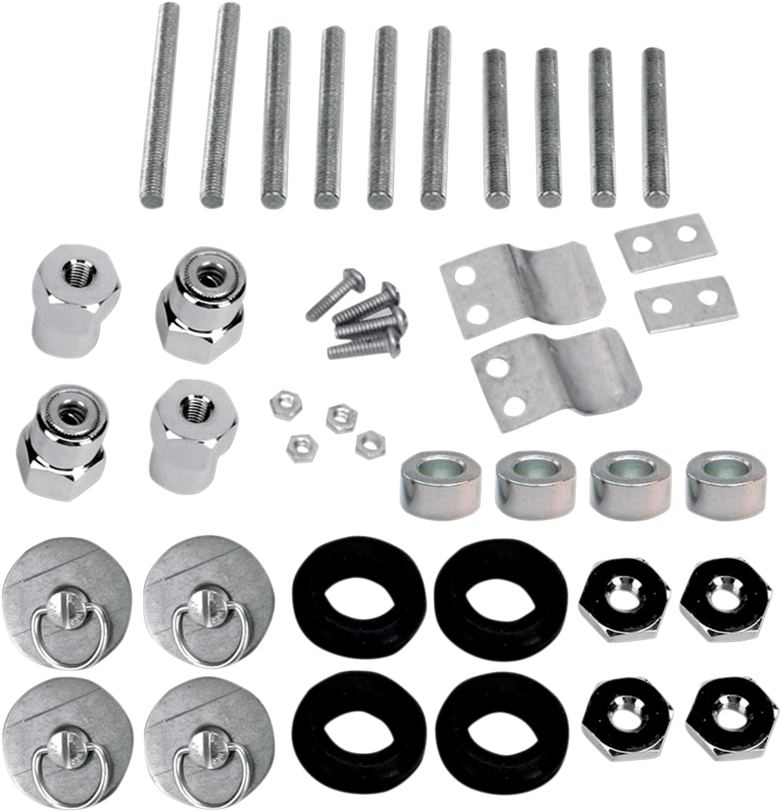 SADDLEMEN S4 QUICK-DISCONNECT SADDLEBAG DOCKING POST AND FASTENER KITS DOCKING POST KIT KAW