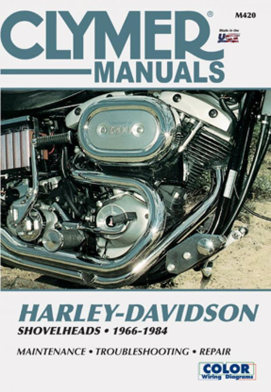 Manual Taller Clymer M420 Harley-Davidson 1966-1984 Shovelhead Service Manual