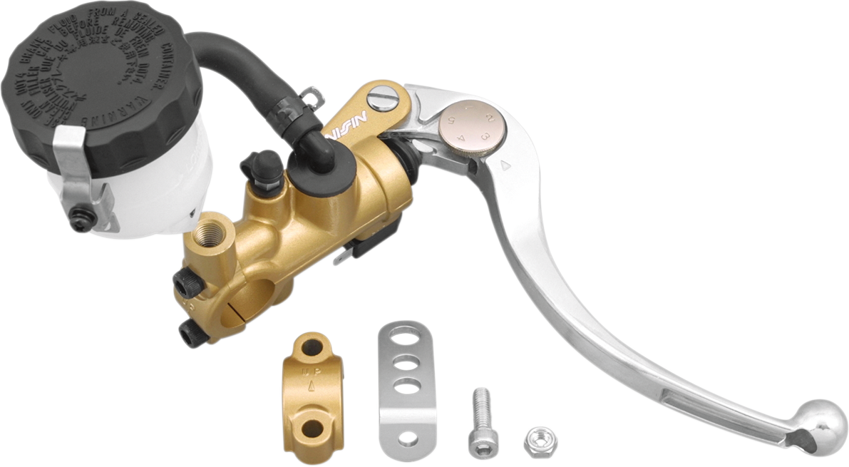 SHINDY RADIAL MASTER CYLINDER KITS RADIAL MC GLD/SLV 19MM