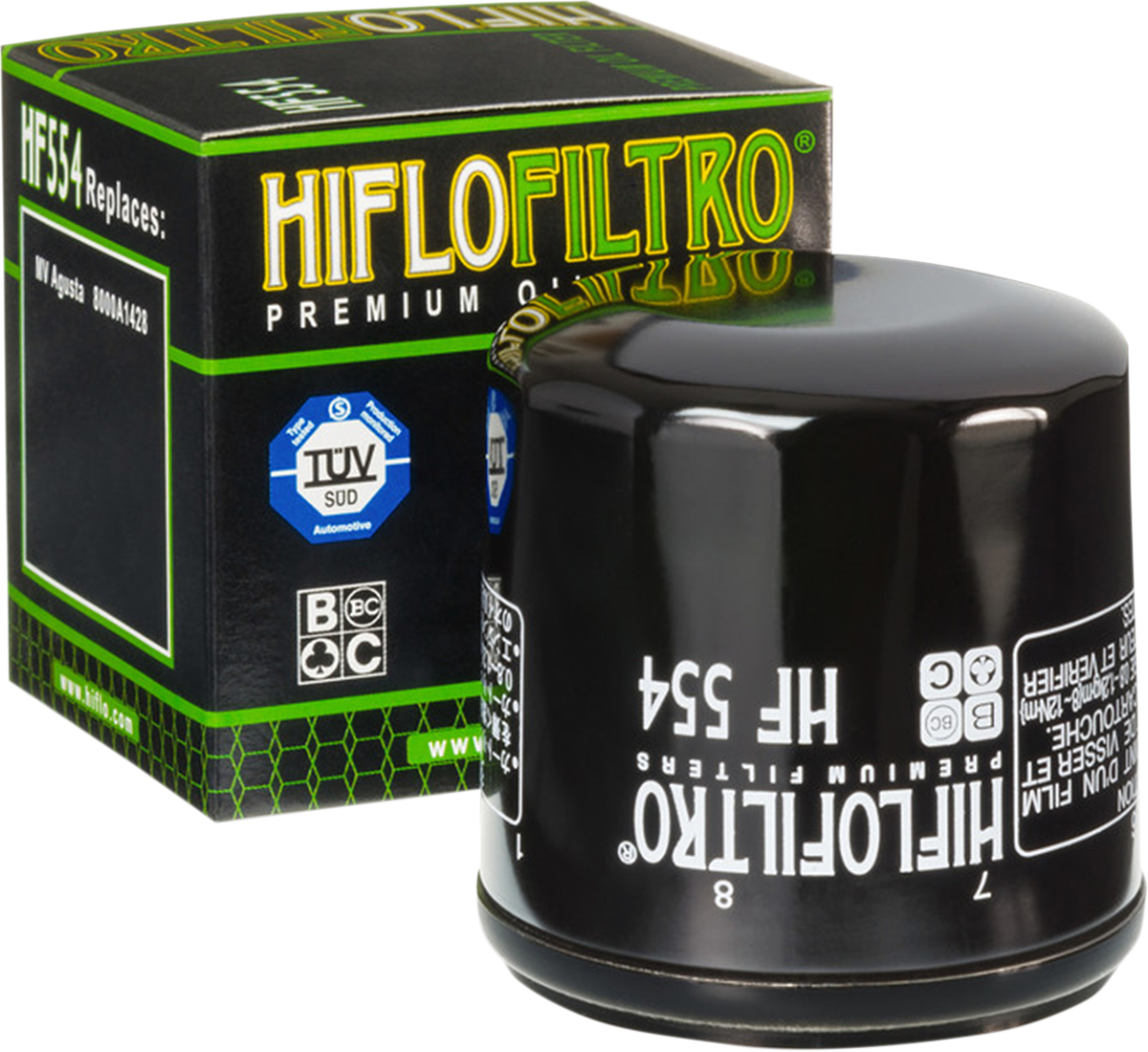 HIFLOFILTRO HIFLOFILTRO®​ OIL FILTERS FLTR OIL MV AGUSTA HF554