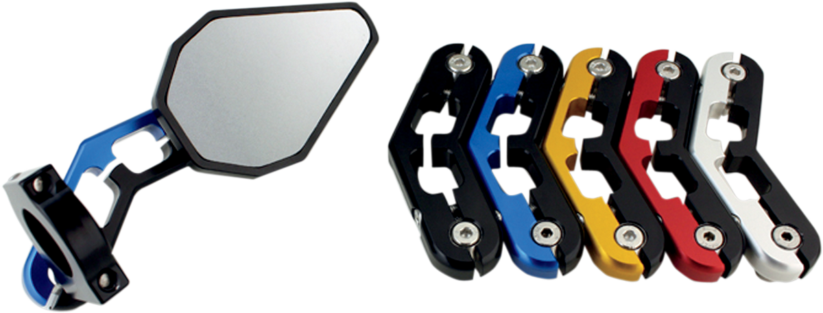 DRIVEN RACING D-AXIS BAR END MIRRORS MIRROR D AXIS BAR END GLD