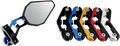 DRIVEN RACING D-AXIS BAR END MIRRORS MIRROR D AXIS BAR END SIL