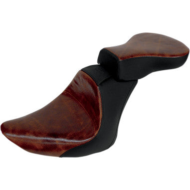 LARIAT SOLO SEATS AND PILLION PADS WITH BACKREST OPTION FOR HARLEY-DAVIDSON