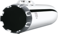 COBRA 4" SLIP-ON MUFFLERS FOR HARLEY-DAVIDSON 2017 - 2020 Chrome 4" Slip-On Mufflers