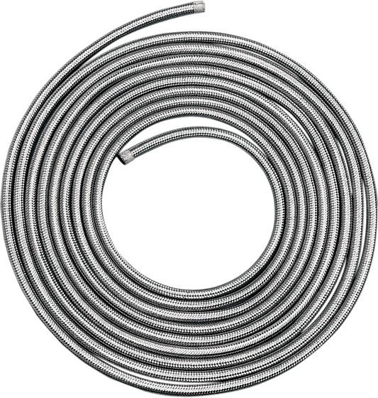 DRAG SPECIALTIES STAINLESS STEEL BRAIDED HOSE 5/16"STL BRAID LINE 3FT