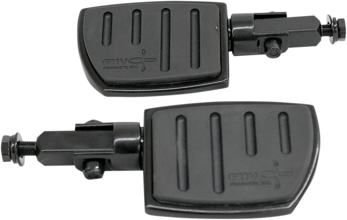 RIVCO PRODUCTS FLATFOOT WIDE PEGS WIDE PEGS FLATFOOT BLK