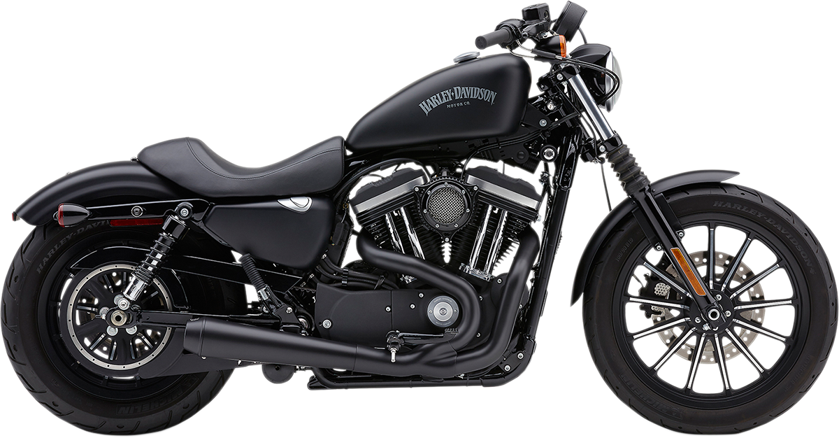 COBRA EL DIABLO 2-INTO-1 EXHAUST SYSTEMS FOR HARLEY-DAVIDSON 2007 - 2013 Black El Diablo 2-Into-1 Exhaust System