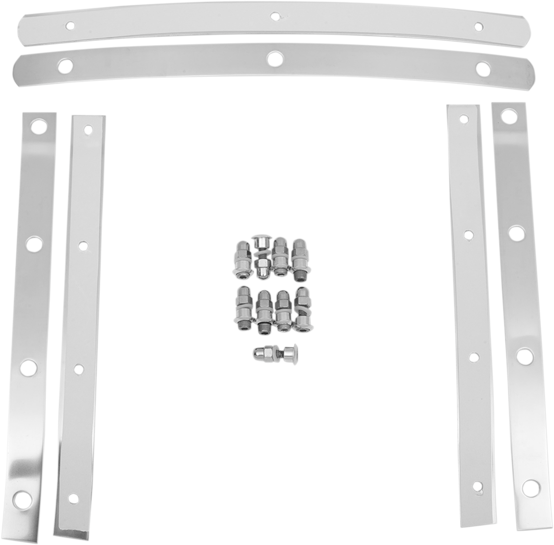 MEMPHIS SHADES METRIC MEMPHIS FATS AND SLIM WINDSHIELD STRAPS HARDWARE/STRAPS SS SLIMS