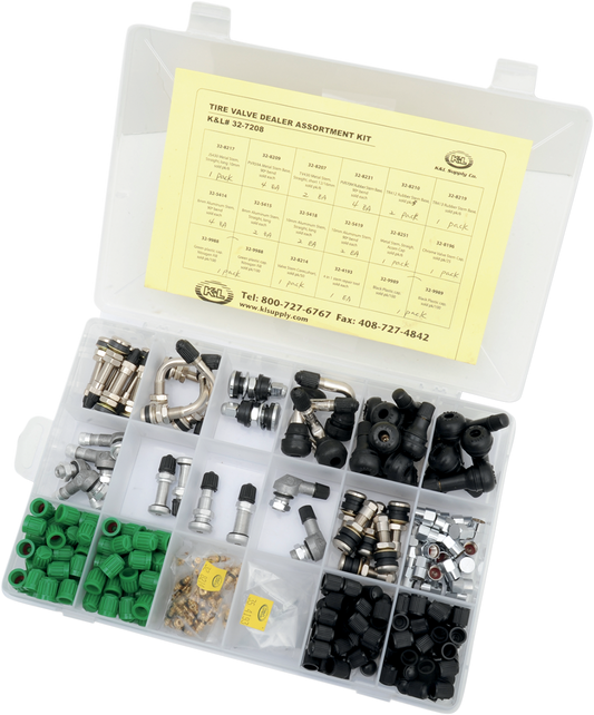 K&L SUPPLY VALVE STEM KIT VALVE STEM ASSORTMENT