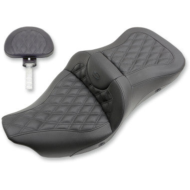 EXTENDED REACH HEATED ROAD SOFA SEATS FOR HARLEY-DAVIDSON