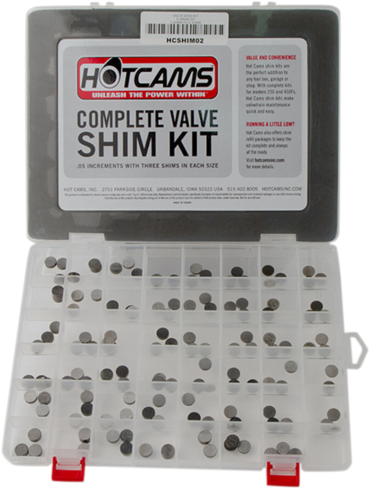 HOT CAMS VALVE SHIM KITS AND REFILL PACKAGES CAM SHIM KIT 9.48MM OD