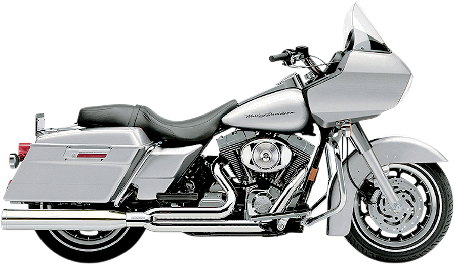 COBRA POWERPRO HP 2-INTO-1 EXHAUST FOR HARLEY-DAVIDSON 2007 - 2008 Chrome PowerPro HP 2-Into-1 Exhaust System