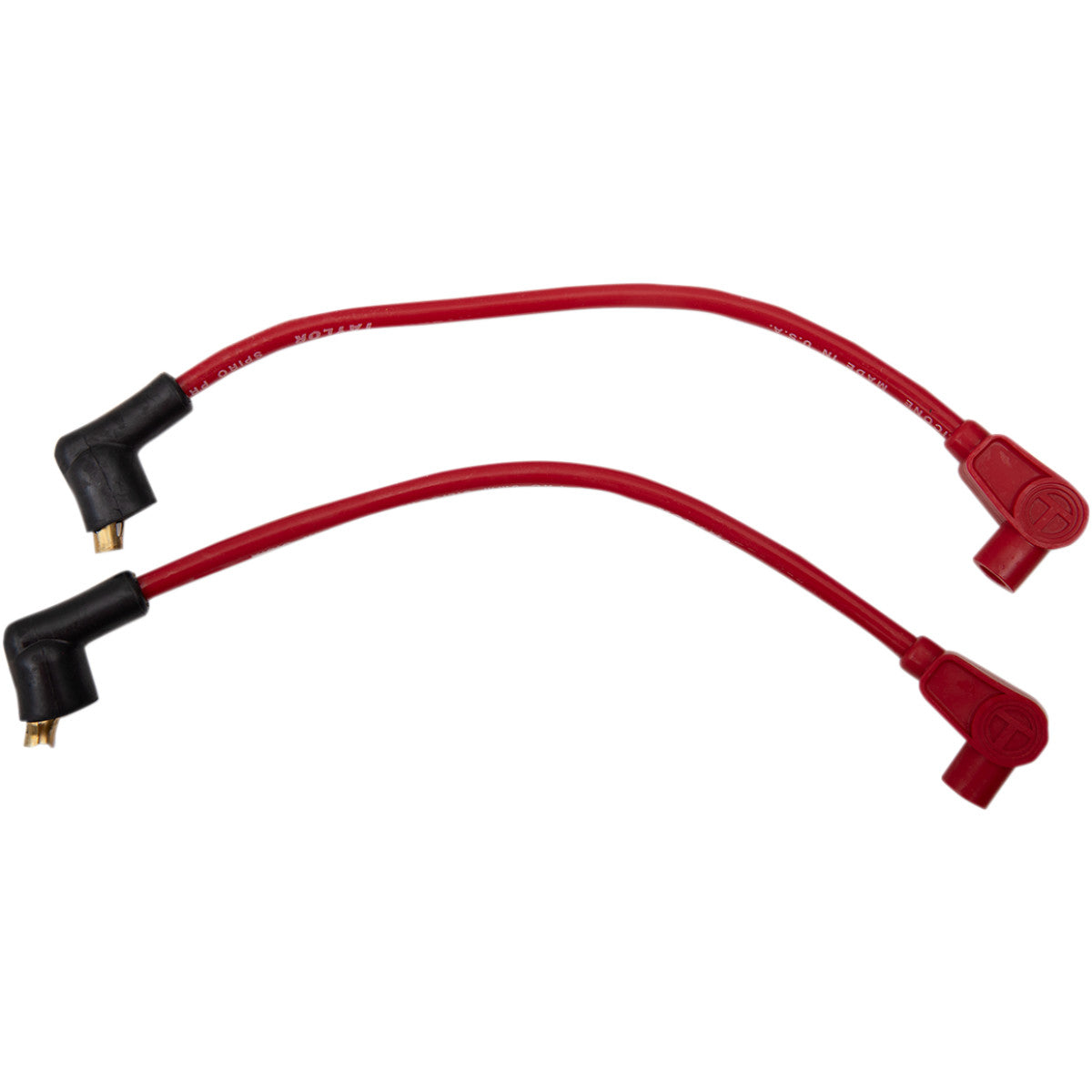 Centrale centrale kabelkabels voor Harley-Davidson Taylor 8mm plugdraden rood