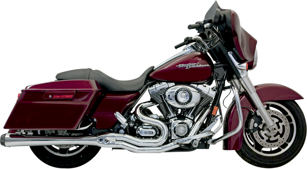 BASSANI XHAUST B4 2-INTO-1 EXHAUST SYSTEMS FOR HARLEY-DAVIDSON 2009 Chrome B4 2-Into-1 Exhaust System