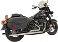 BASSANI XHAUST DUAL EXHAUST SYSTEM WITH STRAIGHT MUFFLERS FOR HARLEY-DAVIDSON 2018 - 2020 EXHAUST DUALS STR MFLR M8