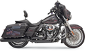 BASSANI XHAUST TRUE-DUAL DOWN UNDER HEADPIPES FOR HARLEY-DAVIDSON 2009 - 2013 Black True-Dual Down Under Headpipes