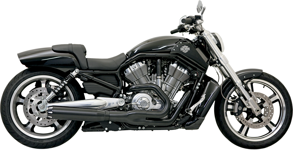 BASSANI XHAUST ROAD RAGE II B1 POWER 2-INTO-1 SYSTEMS FOR HARLEY-DAVIDSON 2012 Black Road Rage II B1 Power 2-Into-1 Exhaust System