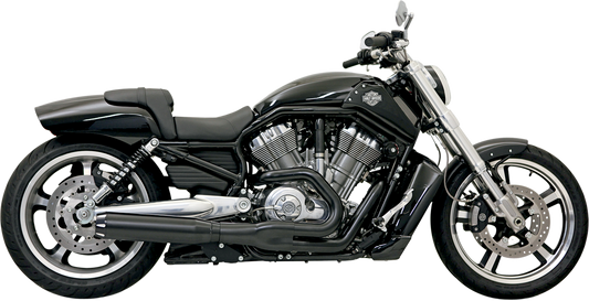 BASSANI XHAUST ROAD RAGE II B1 POWER 2-INTO-1 SYSTEMS FOR HARLEY-DAVIDSON 2012 Black Road Rage II B1 Power 2-Into-1 Exhaust System