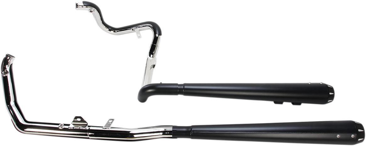 BASSANI XHAUST TRUE-DUAL DOWN UNDER SYSTEMS FOR HARLEY-DAVIDSON 2009 - 2013 Black True-Dual Down Under System