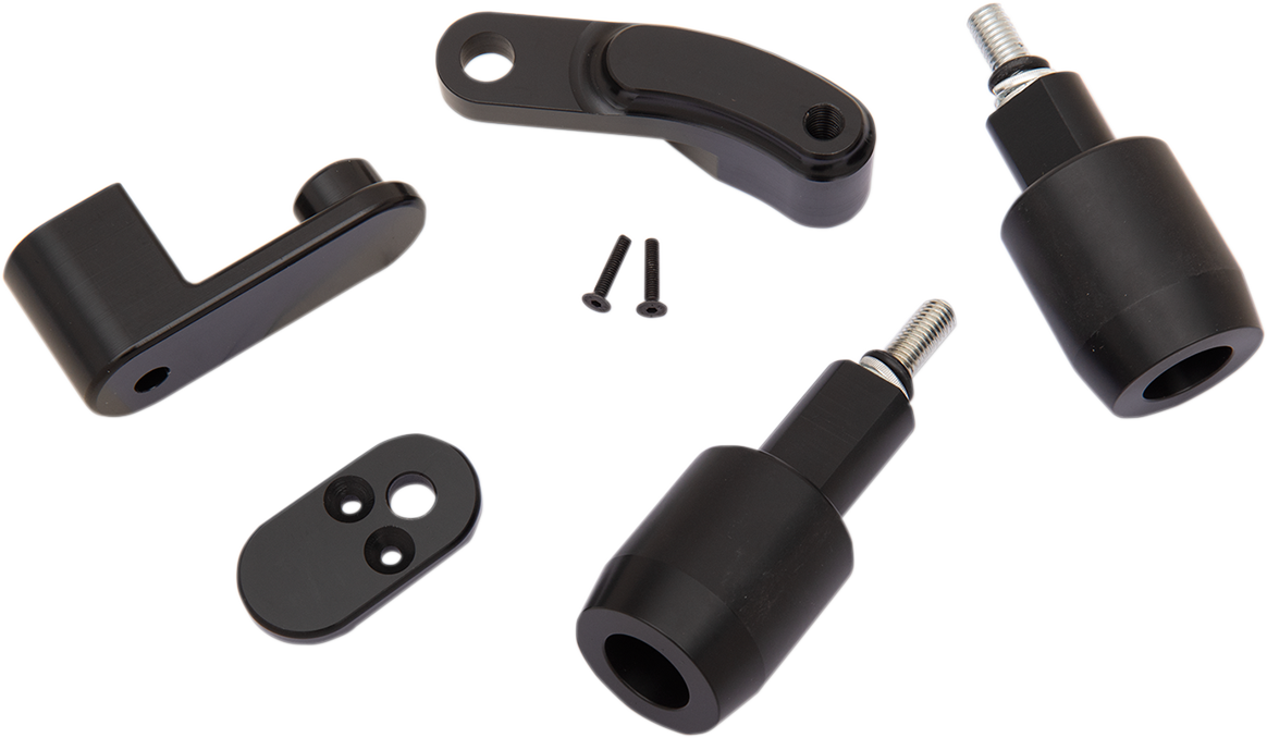 POWERSTANDS RACING FRAME SLIDERS FRAME SLIDER HON BLK