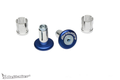 Blue Handlebar End Plugs