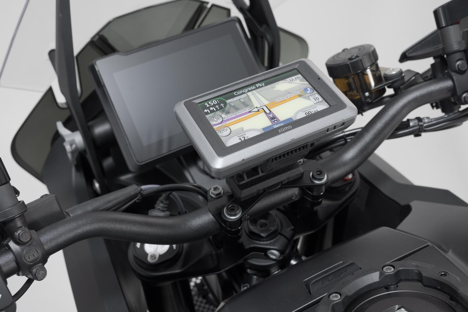 Abnehmbare GPS-Halterungen am Lenker für KTM Super Adventure 1290 21-23