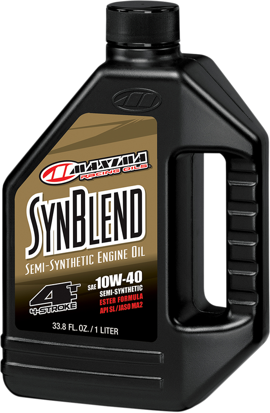 Aceite Motor Maxima 10W-40 SynBlend Semi-Synthetic 4T Engine Oil 1L