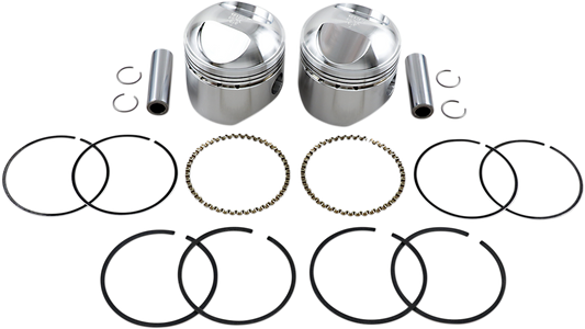 Wiseco K1607 74 "Pistone Set + .020" Oversize per Harley-Davidson 1941-1977