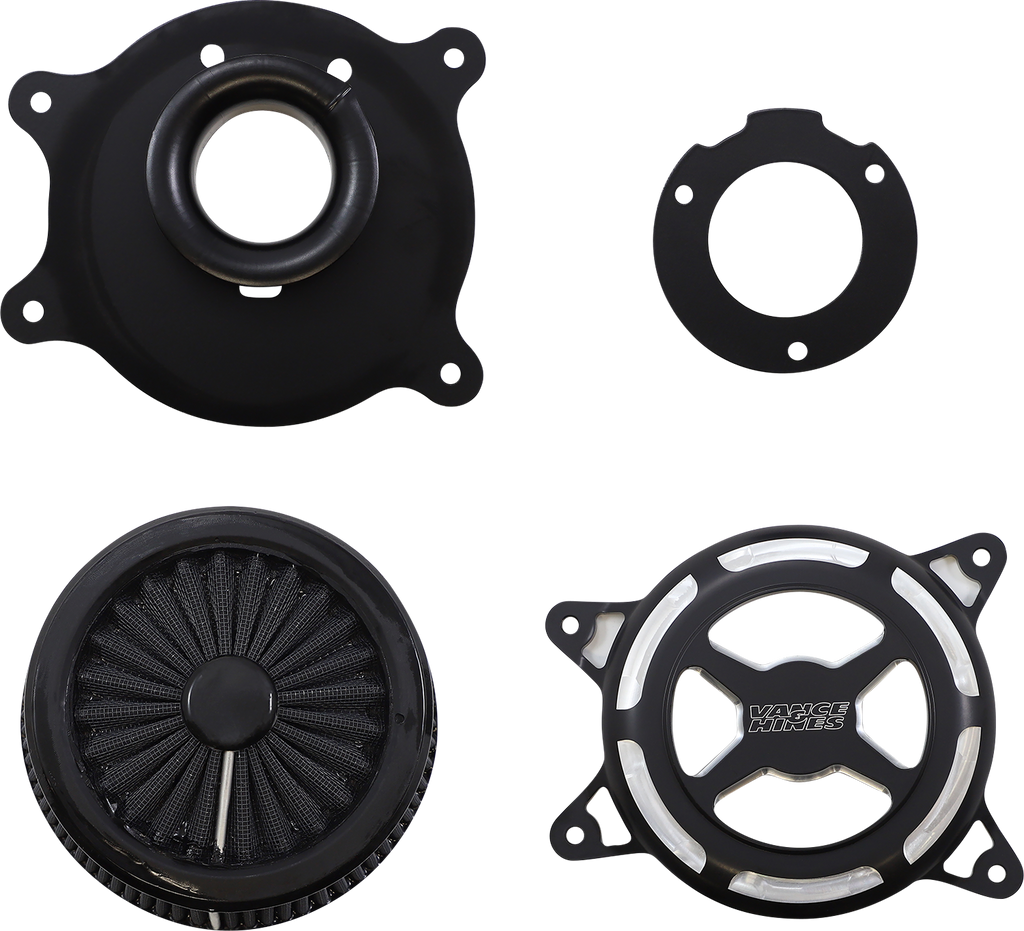 VO2 X Air Intakes Black Contrast For Harley Davidson