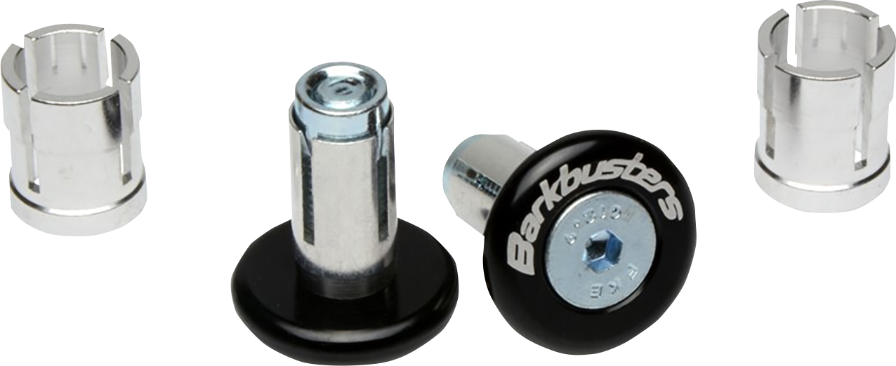 Black Handlebar End Plugs