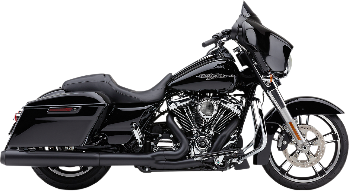 COBRA EL DIABLO 2-INTO-1 EXHAUST FOR HARLEY-DAVIDSON 2017 - 2020 Raven Black El Diablo 2-Into-1 Exhaust System