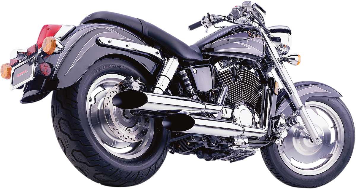 COBRA COMPLETE EXHAUST SYSTEMS FOR METRIC CRUISERS CLASSIC DELUX VT1100 S