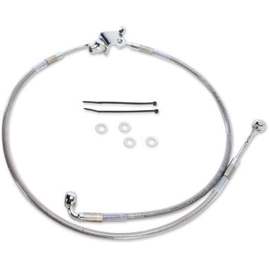 STANDARD LENGTH STAINLESS STEEL BRAKE LINE KITS FOR HARLEY-DAVIDSON
