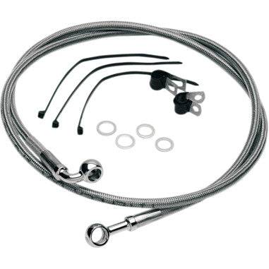 STANDARD LENGTH STAINLESS STEEL BRAKE LINE KITS FOR HARLEY-DAVIDSON