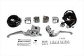Smooth Contour Handlebar Control Kit Chrome For Harley-Davidson