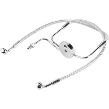 DESIGNER SERIES DOT BRAIDED NON-ABS FRONT BRAKE LINE KITS FOR HARLEY-DAVIDSON